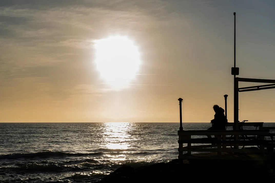 Lungomare di Cecina: lettura compositiva di una fotografia