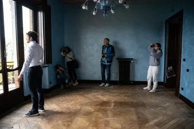 Setup della location per il workshop wedding